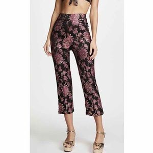 For Love & Lemons Luella Cigarette Glitter Pants